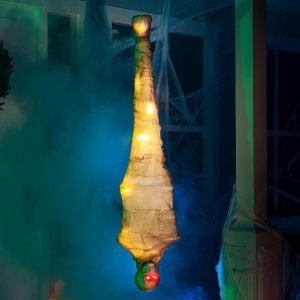 Halloween Decorations Light Up Hanging Cocoon Corpse